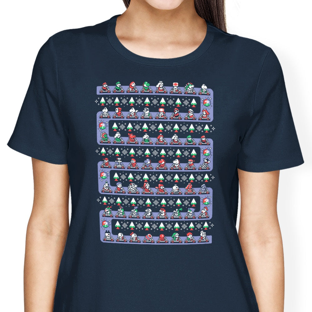 Super Holiday Kart Women's Apparel - Adult & Kids T-Shirts, Sweatshirts & Hoodies apparel design preview 2