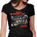 Super Horror Kart Women's V-Neck - Adult & Kids T-Shirts, Sweatshirts & Hoodies apparel design preview 1
