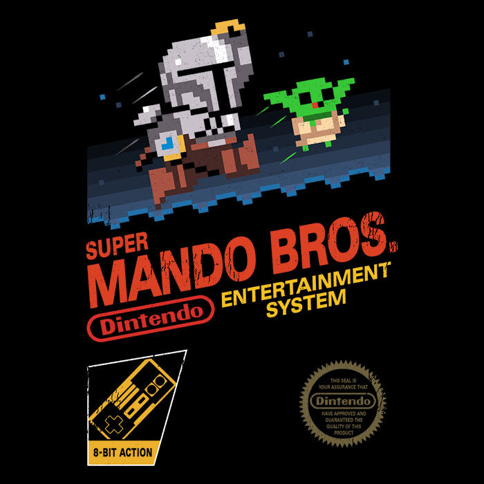 Super Mando Bros - Adult & Kids T-Shirts, Sweatshirts & Hoodies apparel design preview 2