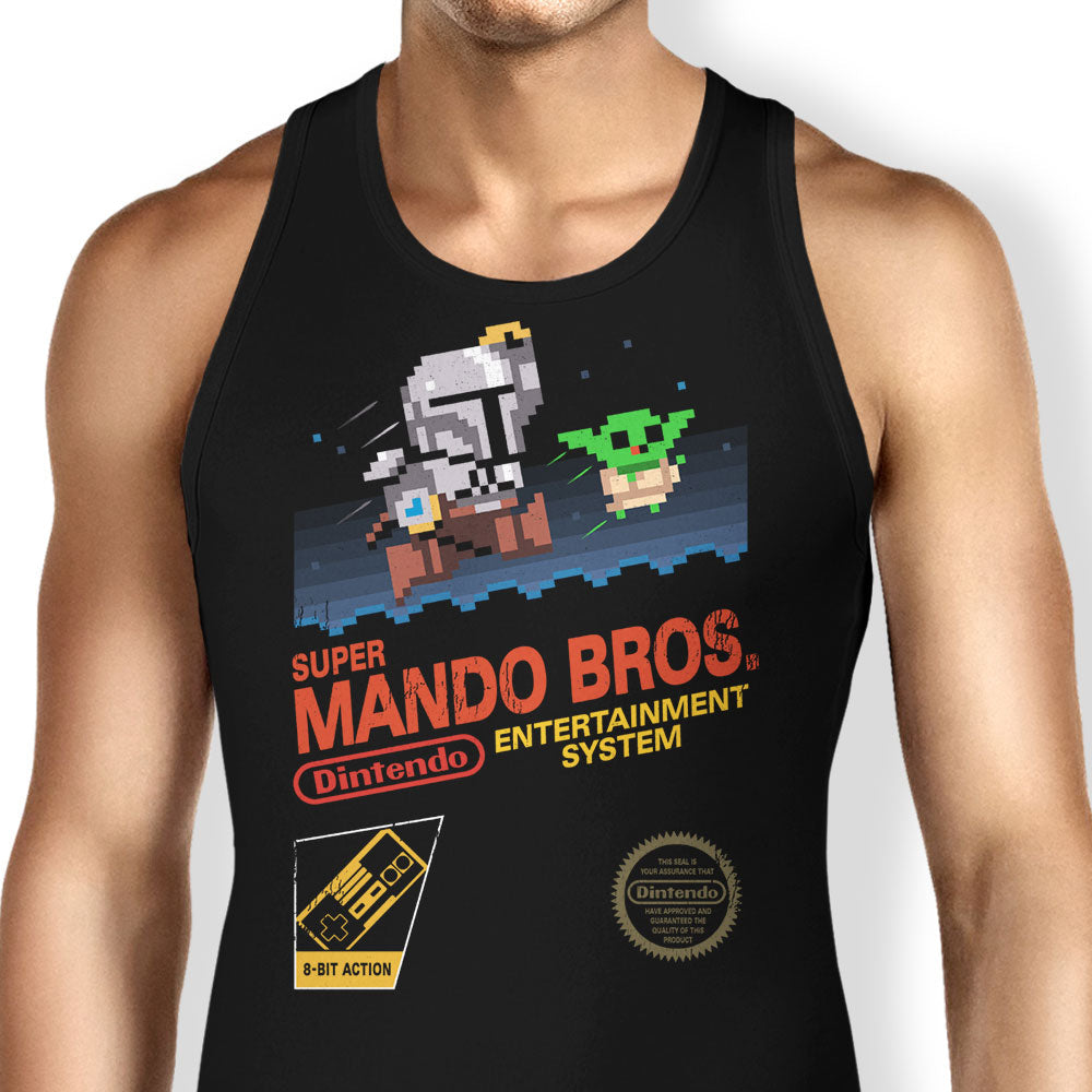 Super Mando Bros Tank Top - Adult & Kids T-Shirts, Sweatshirts & Hoodies apparel design preview 1