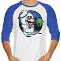 Super Marshmallow Bros. 3/4 Sleeve Raglan - Adult & Kids T-Shirts, Sweatshirts & Hoodies apparel design preview 1