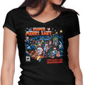Super Merry Kart Women's V-Neck - Adult & Kids T-Shirts, Sweatshirts & Hoodies apparel design preview 1