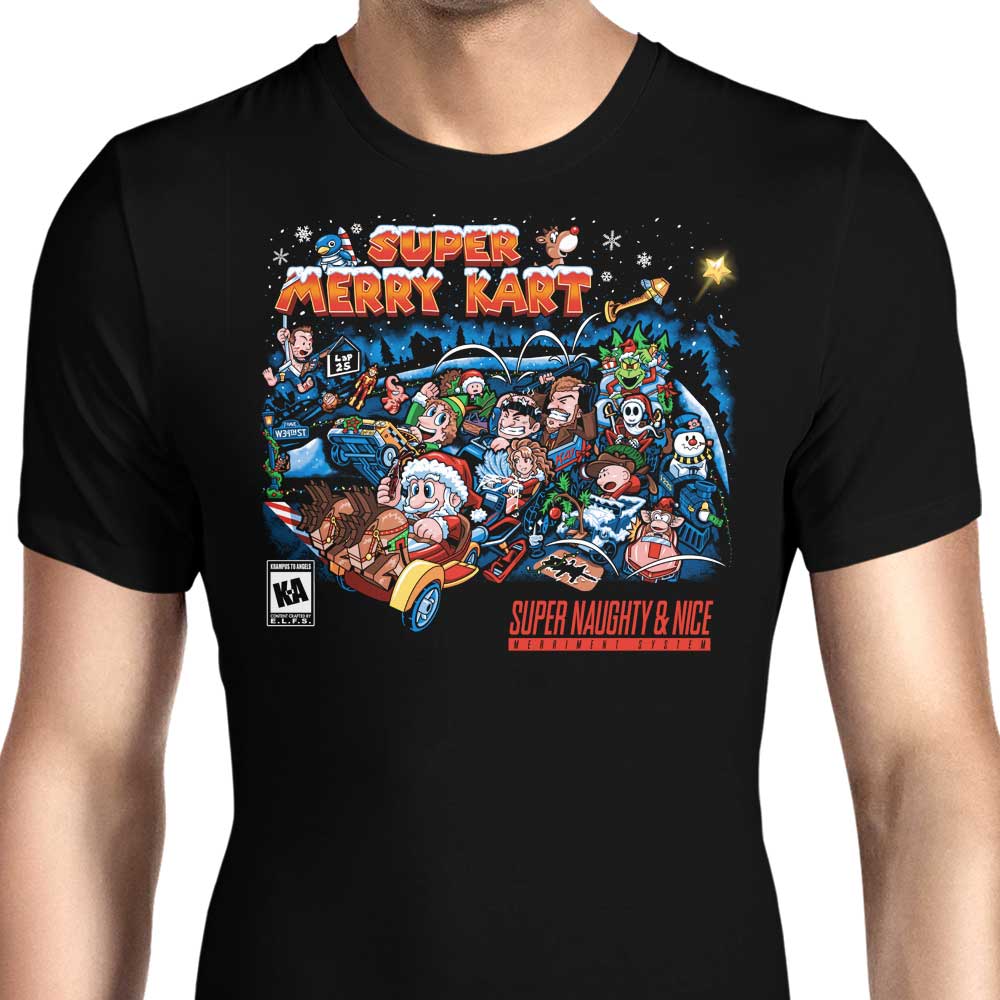 Super Merry Kart Men's Apparel - Adult & Kids T-Shirts, Sweatshirts & Hoodies apparel design preview 1