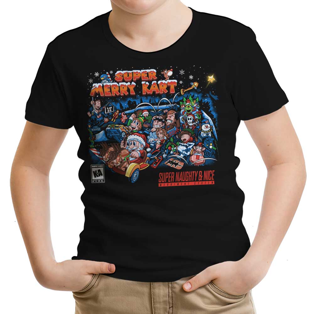 Super Merry Kart Youth Apparel - Adult & Kids T-Shirts, Sweatshirts & Hoodies apparel design preview 1