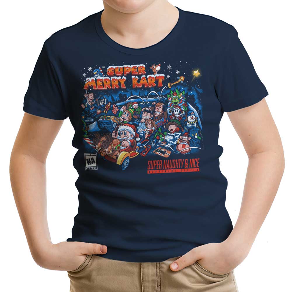Super Merry Kart Youth Apparel - Adult & Kids T-Shirts, Sweatshirts & Hoodies apparel design preview 2
