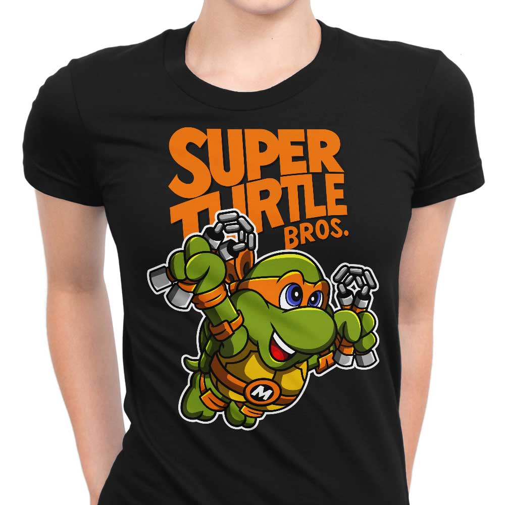 Super Mikey Bros Women's Apparel - Adult & Kids T-Shirts, Sweatshirts & Hoodies apparel design preview 1