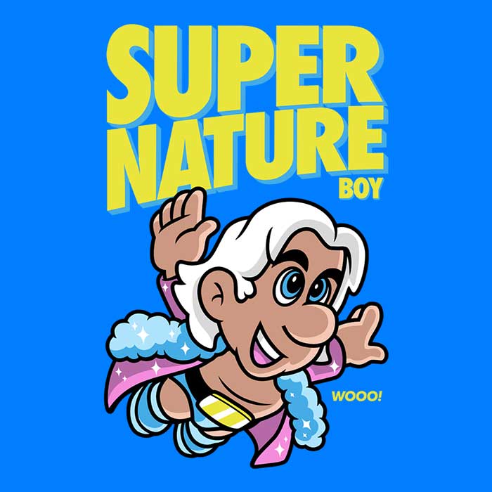 Super Nature Boy Men's Apparel - Adult & Kids T-Shirts, Sweatshirts & Hoodies apparel design preview 2