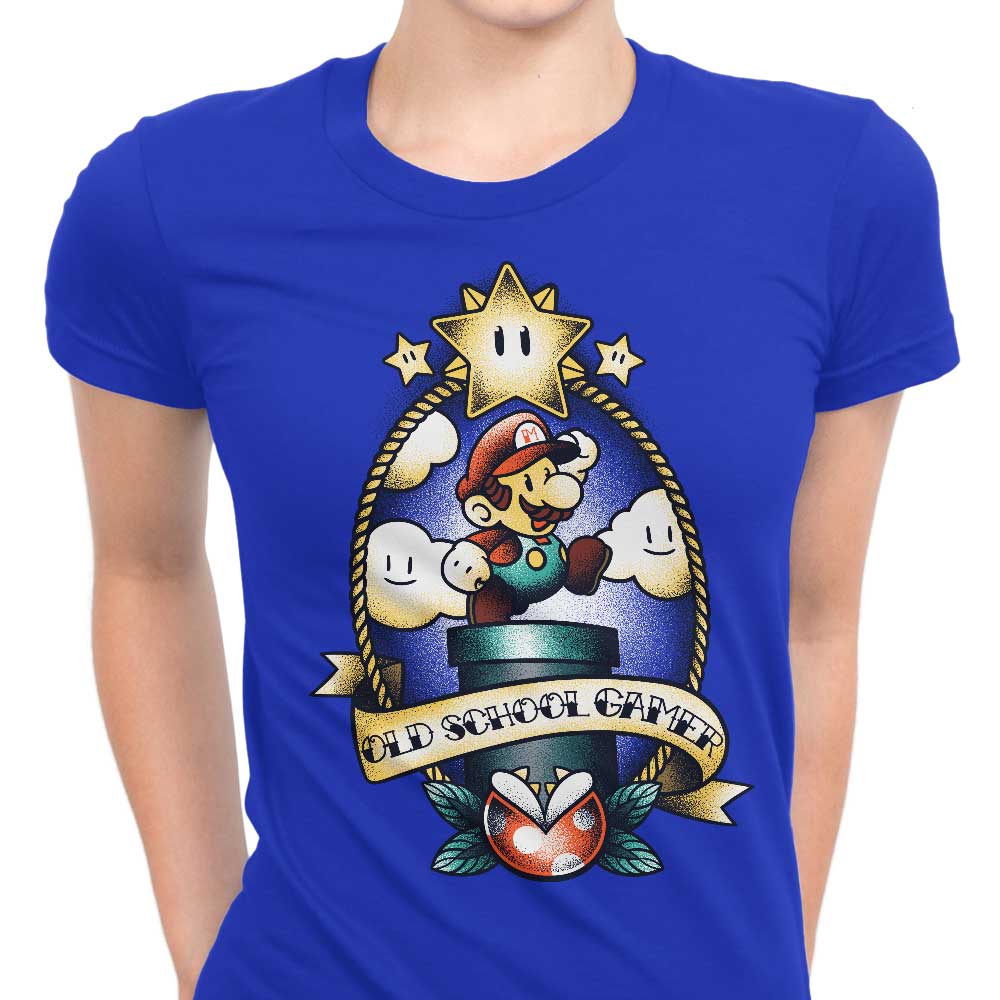 Super Old School Gamer Women's Apparel - Adult & Kids T-Shirts, Sweatshirts & Hoodies apparel design preview 1