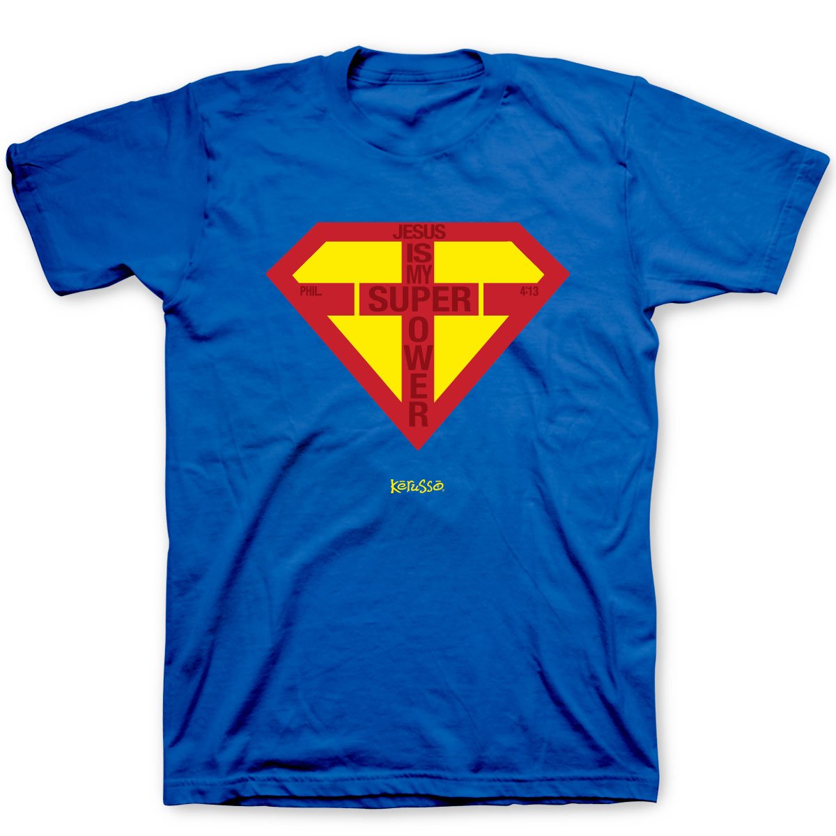 Kerusso Jesus is my Super Power Cherished Christian - Adult & Kids T-Shirts, Sweatshirts & Hoodies apparel design preview 1