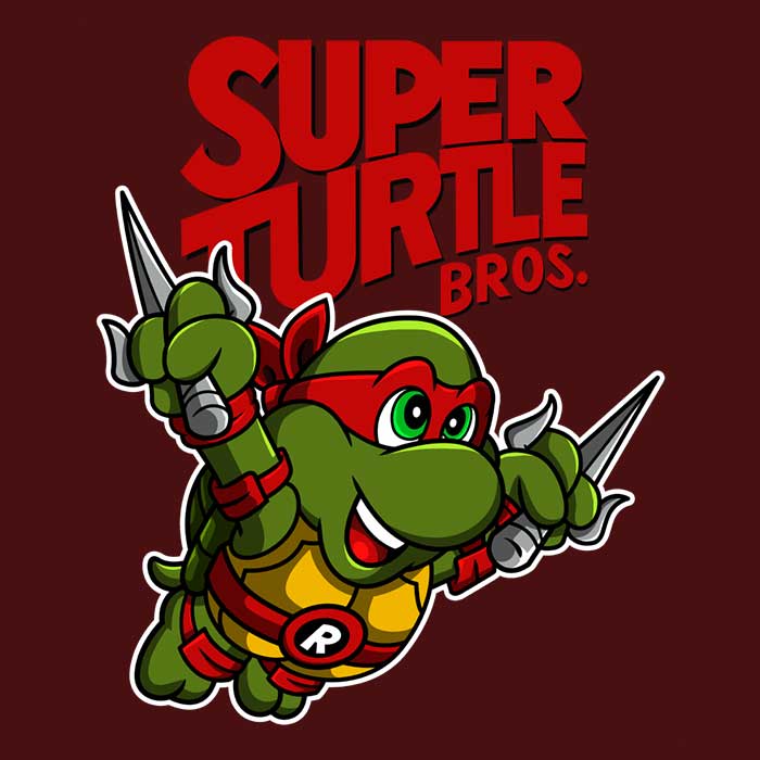 Super Raph Bros Women's Apparel - Adult & Kids T-Shirts, Sweatshirts & Hoodies apparel design preview 2
