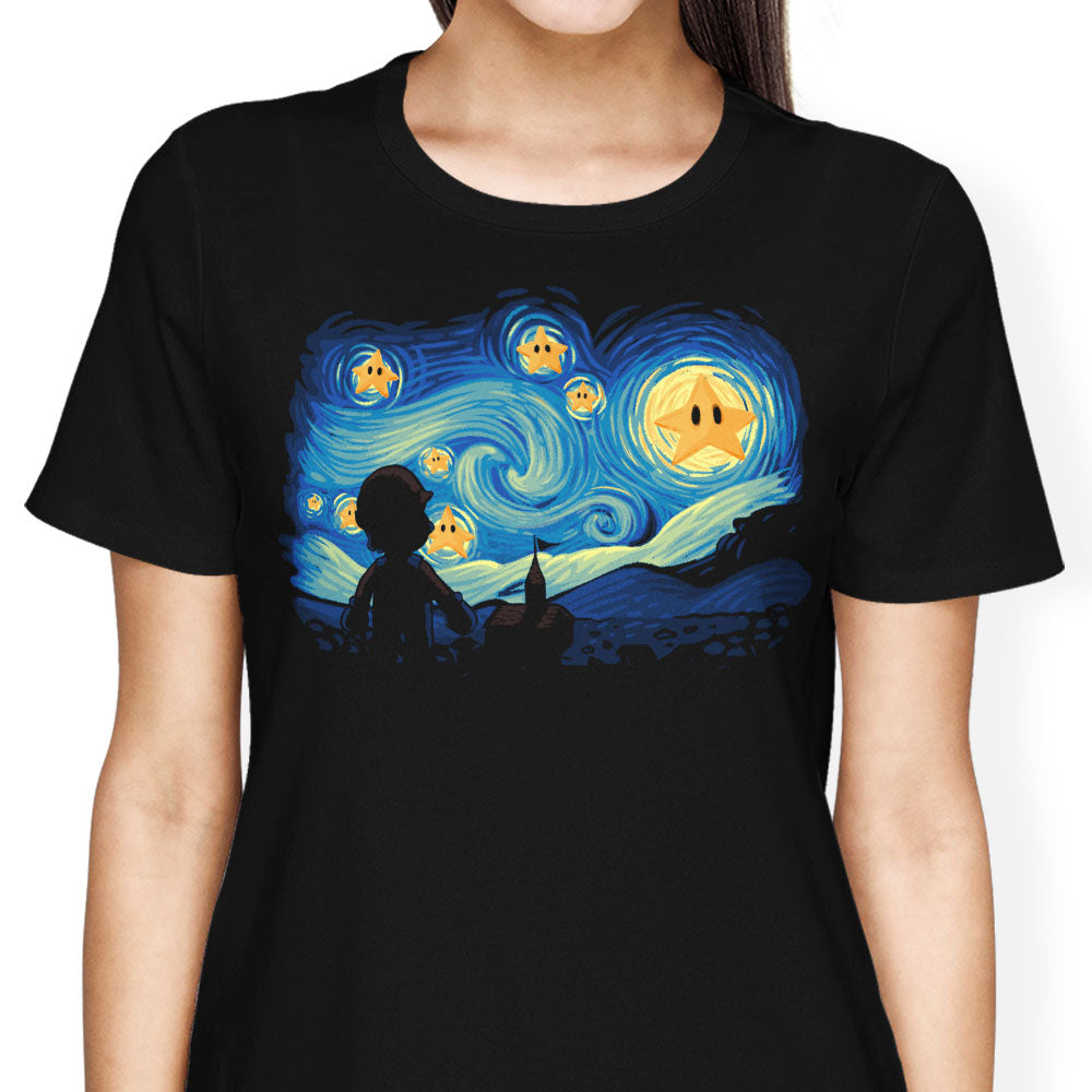 Super Starry Night Women's Apparel - Adult & Kids T-Shirts, Sweatshirts & Hoodies apparel design preview 1