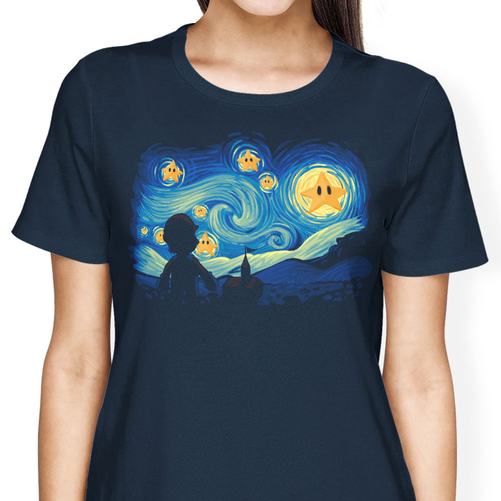 Super Starry Night Women's Apparel - Adult & Kids T-Shirts, Sweatshirts & Hoodies apparel design preview 2