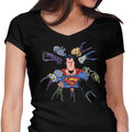 Super Surrounded Women's V-Neck - Adult & Kids T-Shirts, Sweatshirts & Hoodies apparel design preview 1