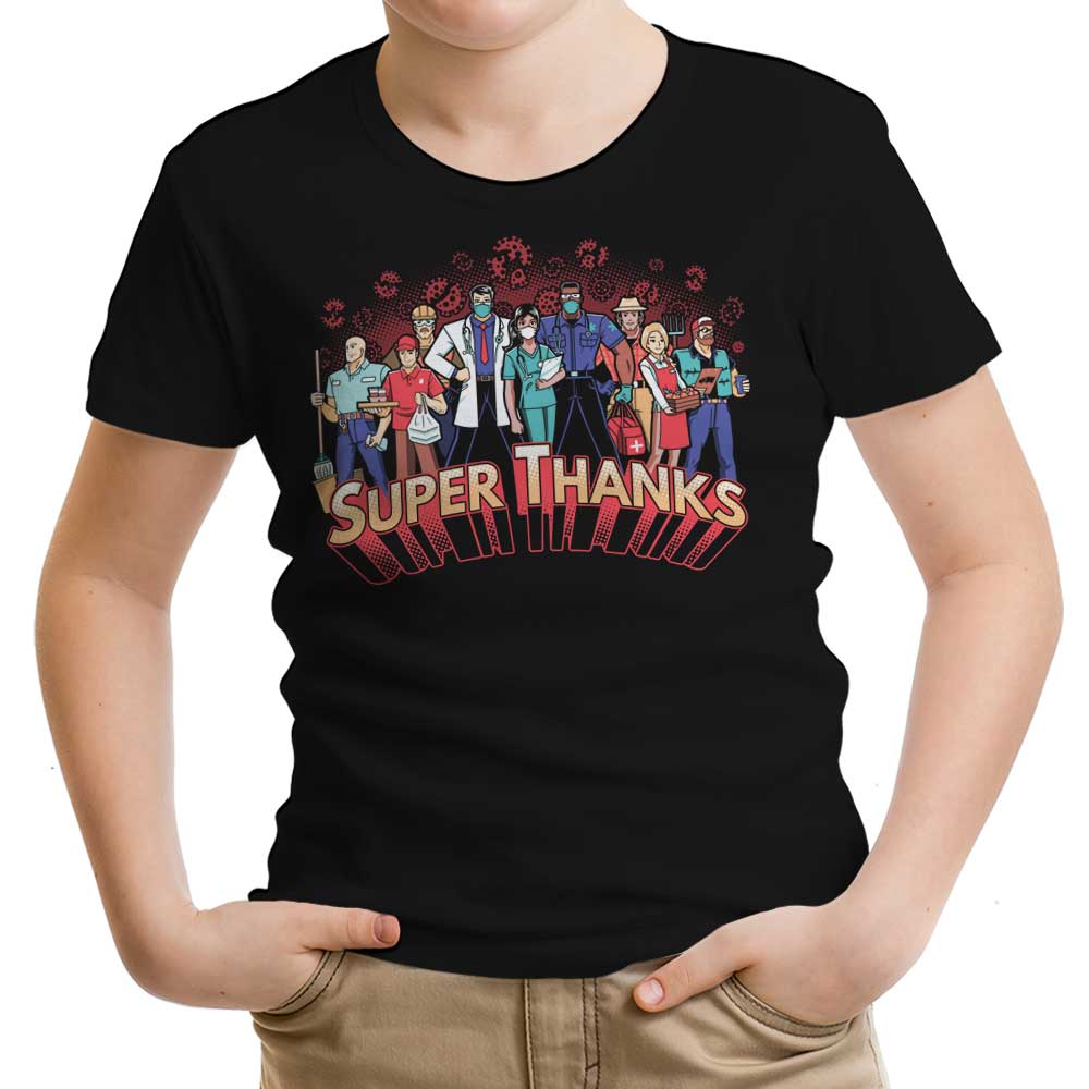Super Thanks Youth Apparel - Adult & Kids T-Shirts, Sweatshirts & Hoodies apparel design preview 1