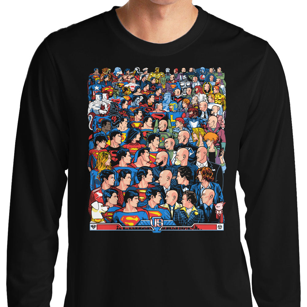Superhumans vs. Masterminds - Adult & Kids T-Shirts, Sweatshirts & Hoodies apparel design preview 1