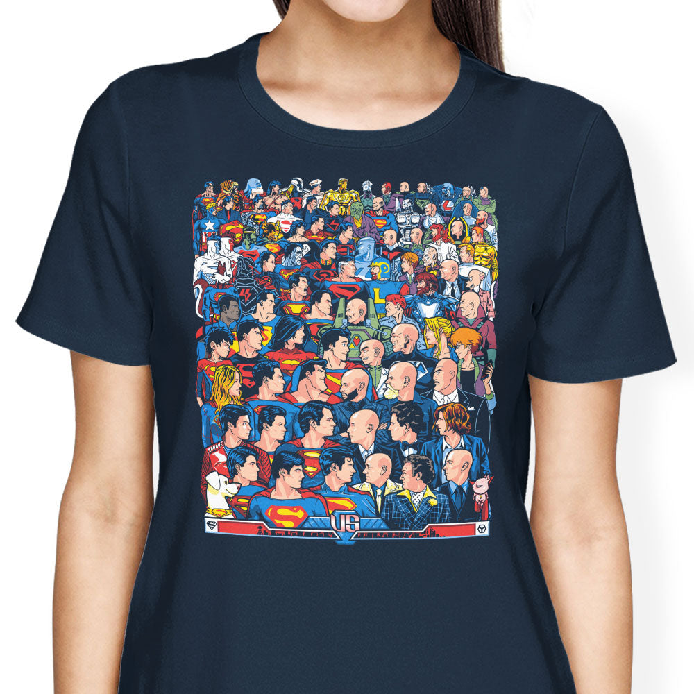 Superhumans vs. Masterminds Women's Apparel - Adult & Kids T-Shirts, Sweatshirts & Hoodies apparel design preview 2