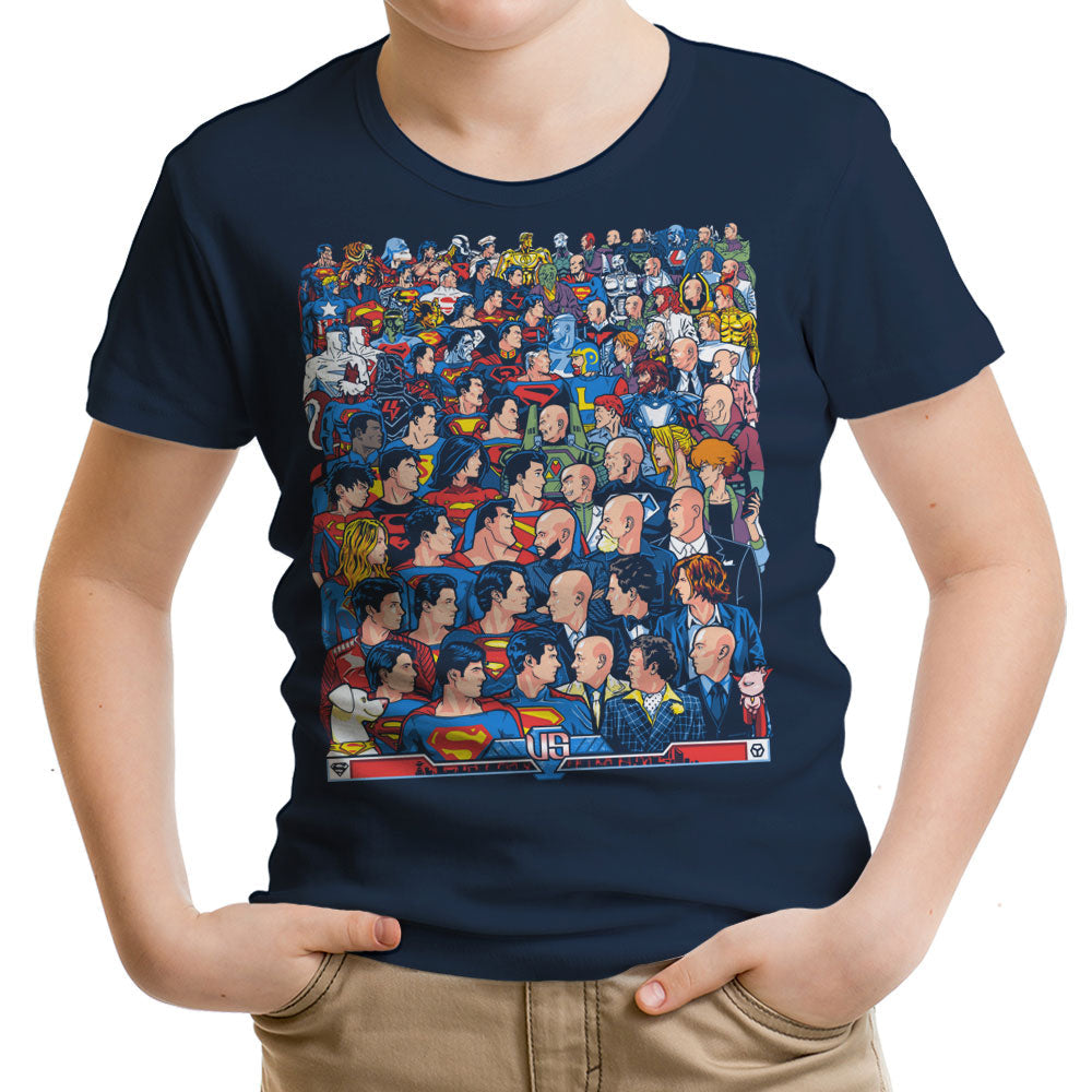 Superhumans vs. Masterminds Youth Apparel - Adult & Kids T-Shirts, Sweatshirts & Hoodies apparel design preview 2