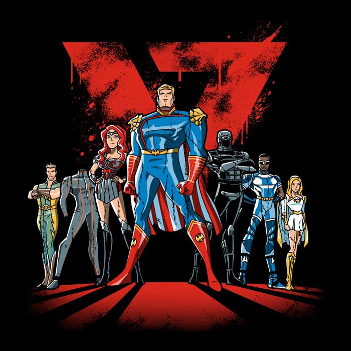 Supes League Men's Apparel - Adult & Kids T-Shirts, Sweatshirts & Hoodies apparel design preview 2