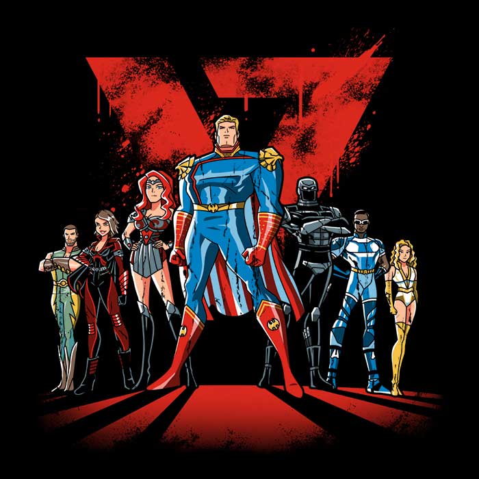 Supes League Issue 2 Women's Apparel - Adult & Kids T-Shirts, Sweatshirts & Hoodies apparel design preview 2