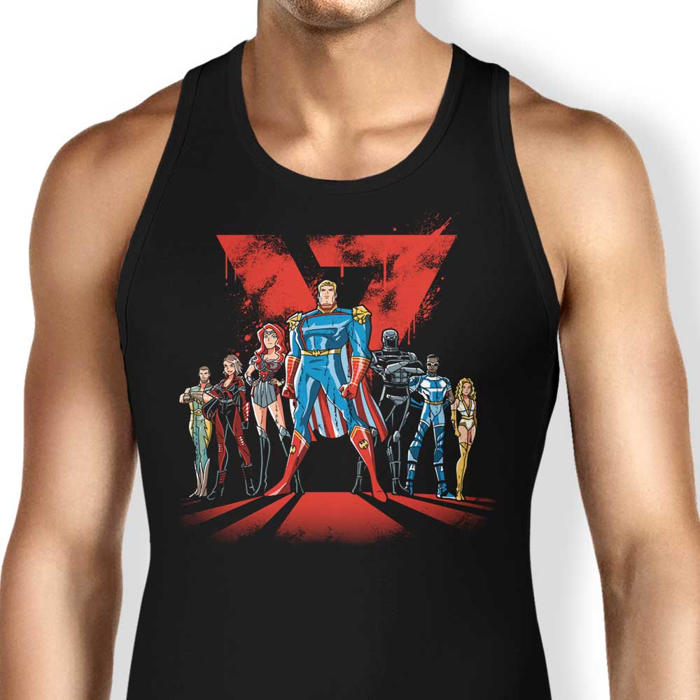 Supes League Issue 2 Tank Top - Adult & Kids T-Shirts, Sweatshirts & Hoodies apparel design preview 1