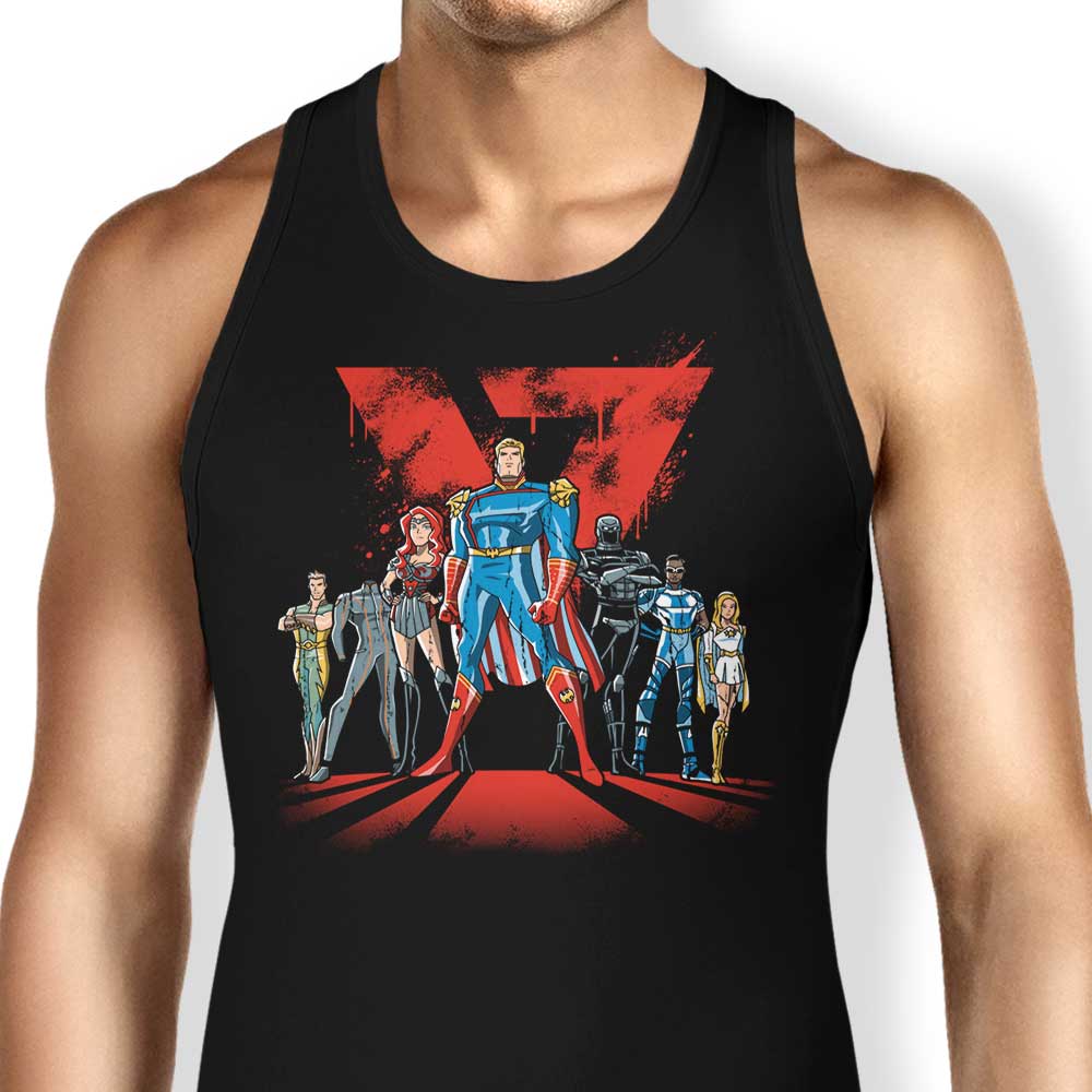 Supes League Tank Top - Adult & Kids T-Shirts, Sweatshirts & Hoodies apparel design preview 1