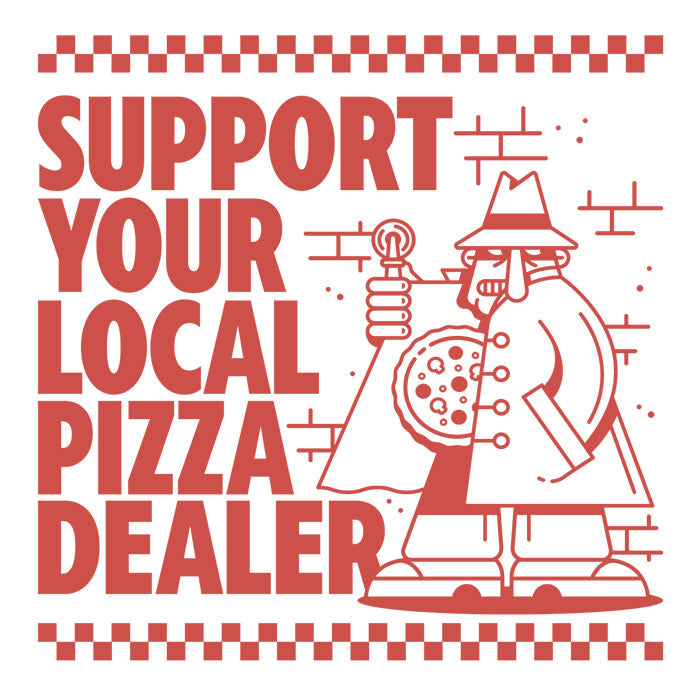 Support Local Pizza - Adult & Kids T-Shirts, Sweatshirts & Hoodies apparel design preview 2