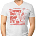 Support Local Pizza Men's V-Neck - Adult & Kids T-Shirts, Sweatshirts & Hoodies apparel design preview 1