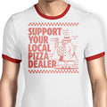 Support Local Pizza Ringer - Adult & Kids T-Shirts, Sweatshirts & Hoodies apparel design preview 1