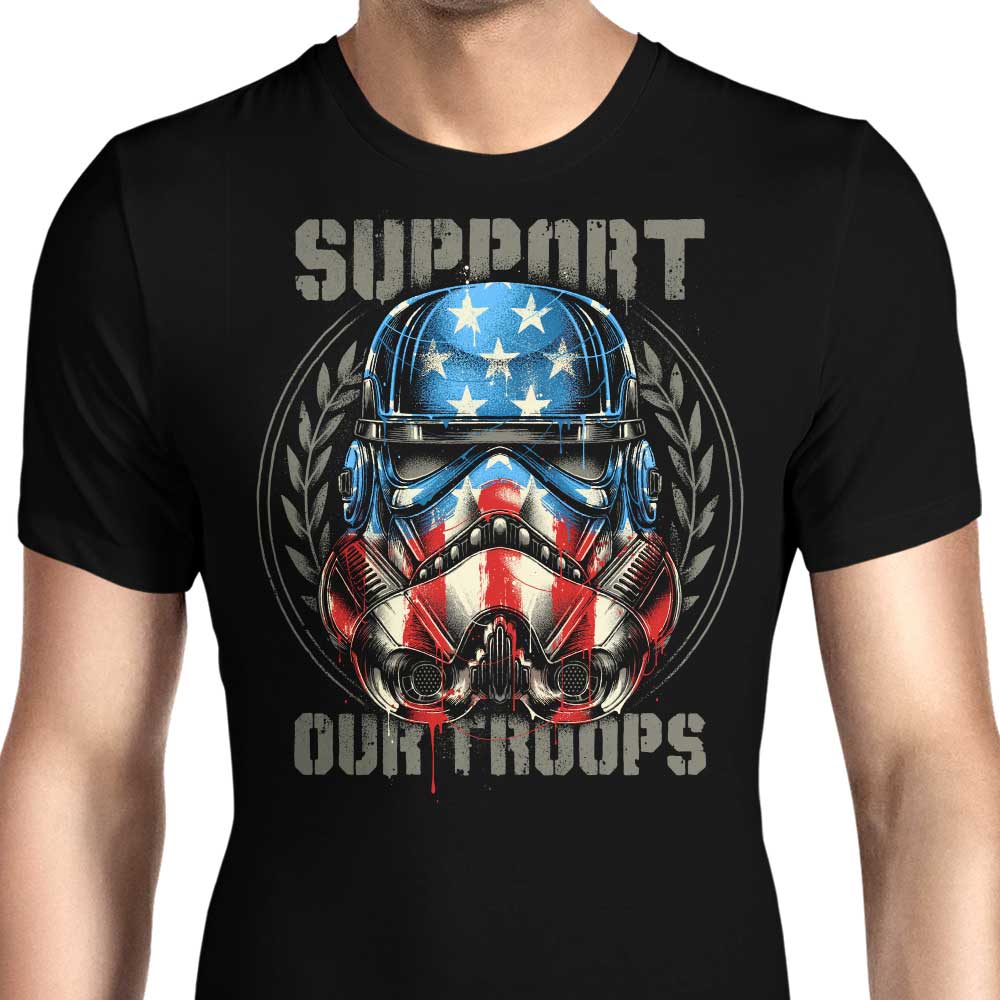 Support Our Troops Men's Apparel - Adult & Kids T-Shirts, Sweatshirts & Hoodies apparel design preview 1