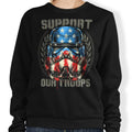 Support Our Troops - Adult & Kids T-Shirts, Sweatshirts & Hoodies apparel design preview 1