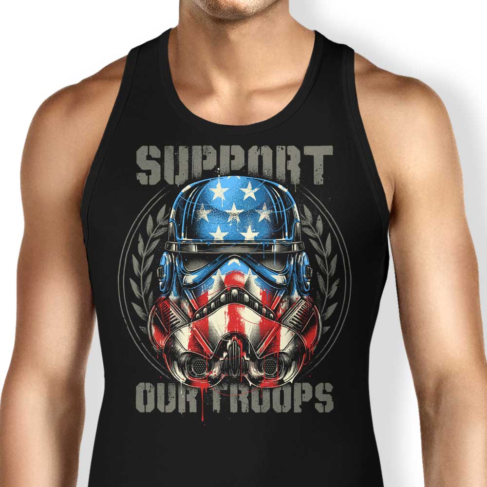 Support Our Troops Tank Top - Adult & Kids T-Shirts, Sweatshirts & Hoodies apparel design preview 1