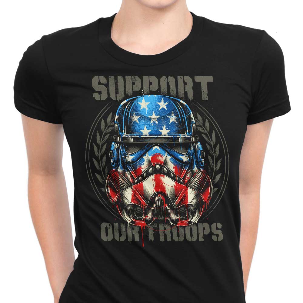 Support Our Troops Women's Apparel - Adult & Kids T-Shirts, Sweatshirts & Hoodies apparel design preview 1