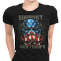 Support Our Troops Women's Apparel - Adult & Kids T-Shirts, Sweatshirts & Hoodies apparel design preview 1