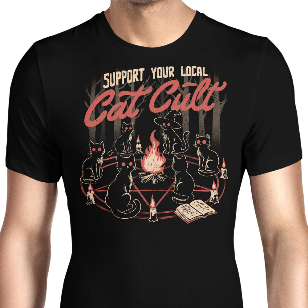 Support Your Cat Cult Men's Apparel - Adult & Kids T-Shirts, Sweatshirts & Hoodies apparel design preview 1