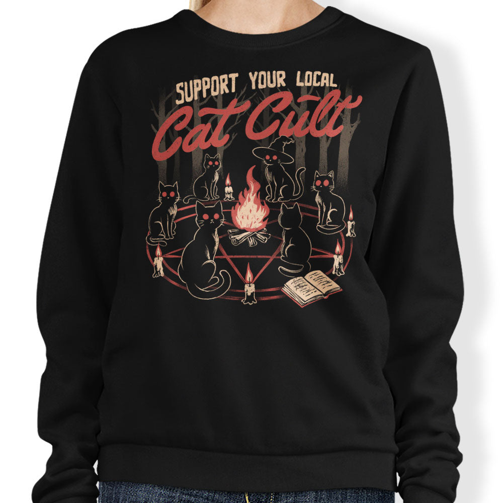 Support Your Cat Cult - Adult & Kids T-Shirts, Sweatshirts & Hoodies apparel design preview 1