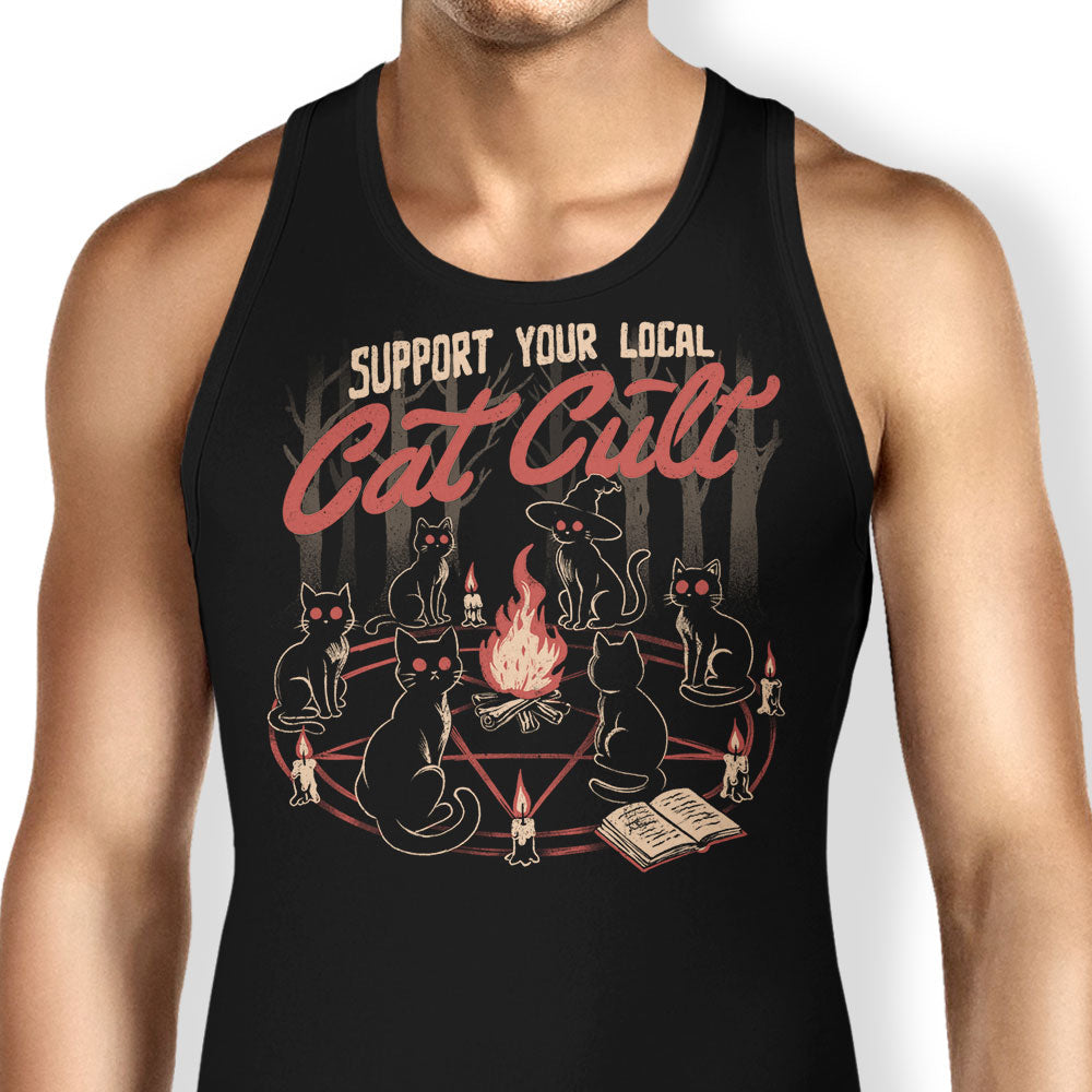 Support Your Cat Cult Tank Top - Adult & Kids T-Shirts, Sweatshirts & Hoodies apparel design preview 1