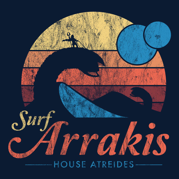 Surf Arrakis Men's V-Neck - Adult & Kids T-Shirts, Sweatshirts & Hoodies apparel design preview 2