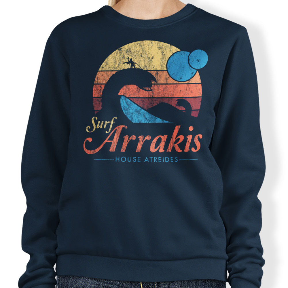 Surf Arrakis - Adult & Kids T-Shirts, Sweatshirts & Hoodies apparel design preview 1