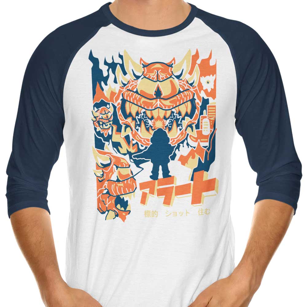 Surrounded 3/4 Sleeve Raglan - Adult & Kids T-Shirts, Sweatshirts & Hoodies apparel design preview 1