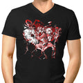 Surrounded by Evil Men's V-Neck - Adult & Kids T-Shirts, Sweatshirts & Hoodies apparel design preview 1