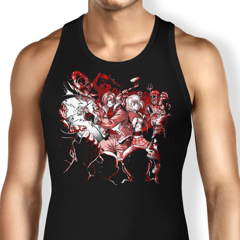 Surrounded by Evil Tank Top - Adult & Kids T-Shirts, Sweatshirts & Hoodies apparel design preview 1