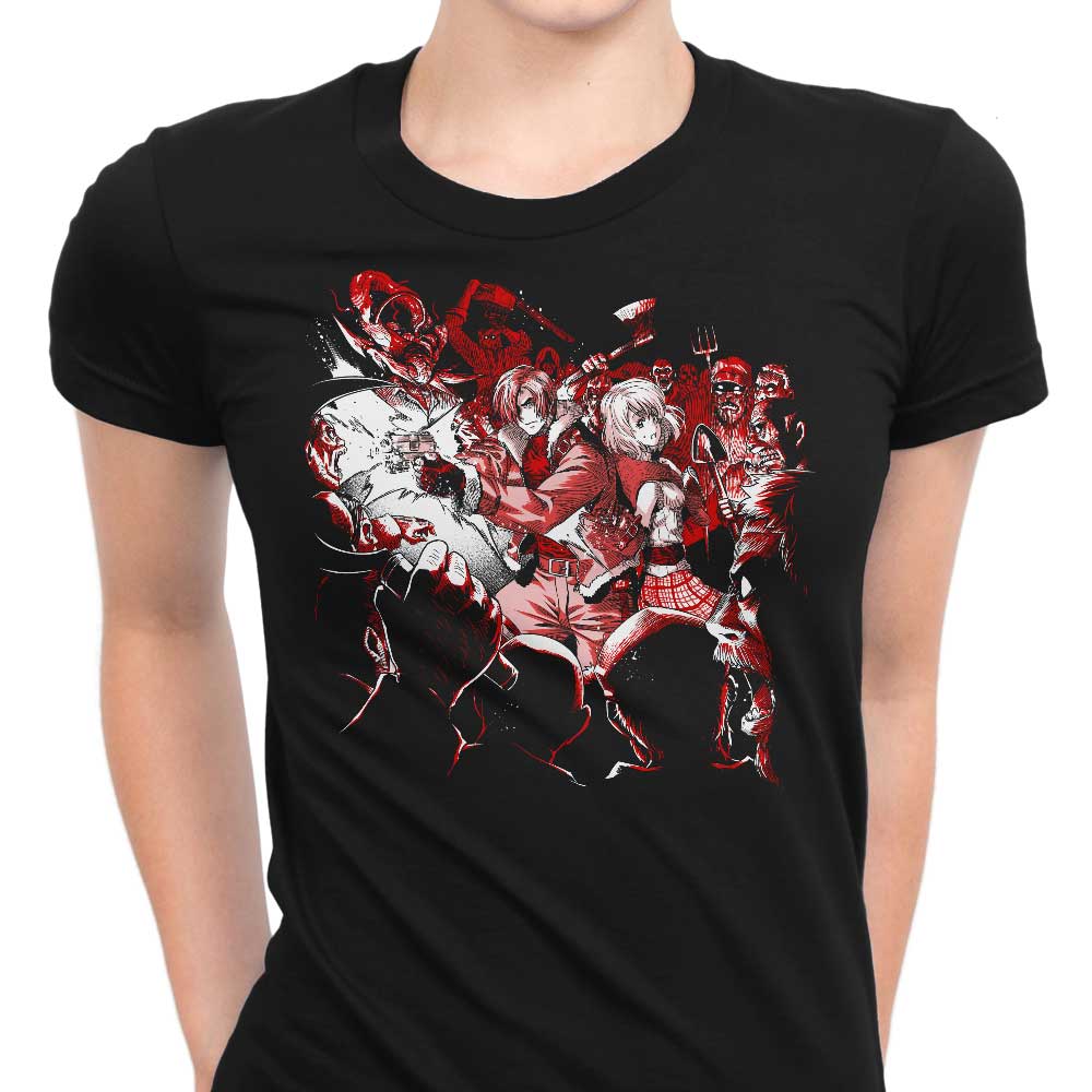 Surrounded by Evil Women's Apparel - Adult & Kids T-Shirts, Sweatshirts & Hoodies apparel design preview 1