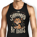 Surrounded by Idiots Tank Top - Adult & Kids T-Shirts, Sweatshirts & Hoodies apparel design preview 1