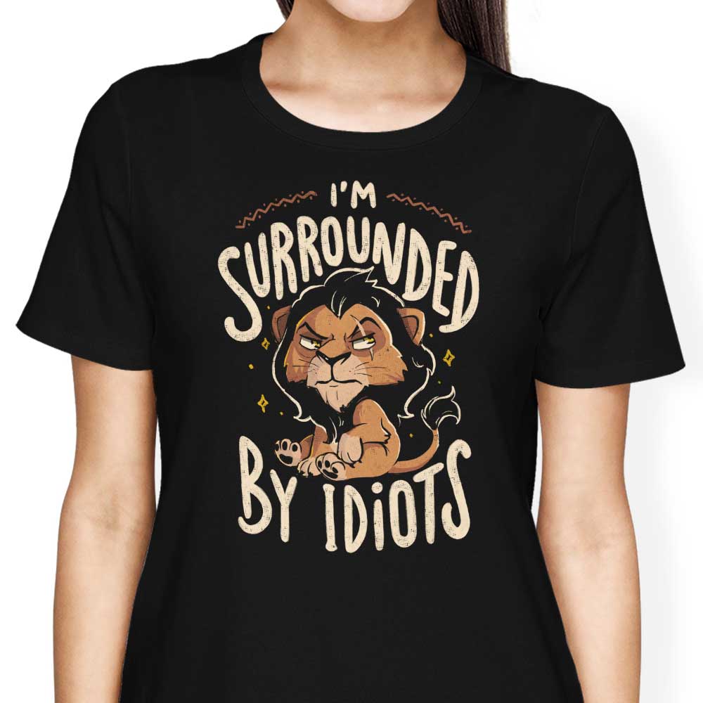 Surrounded by Idiots Women's Apparel - Adult & Kids T-Shirts, Sweatshirts & Hoodies apparel design preview 1