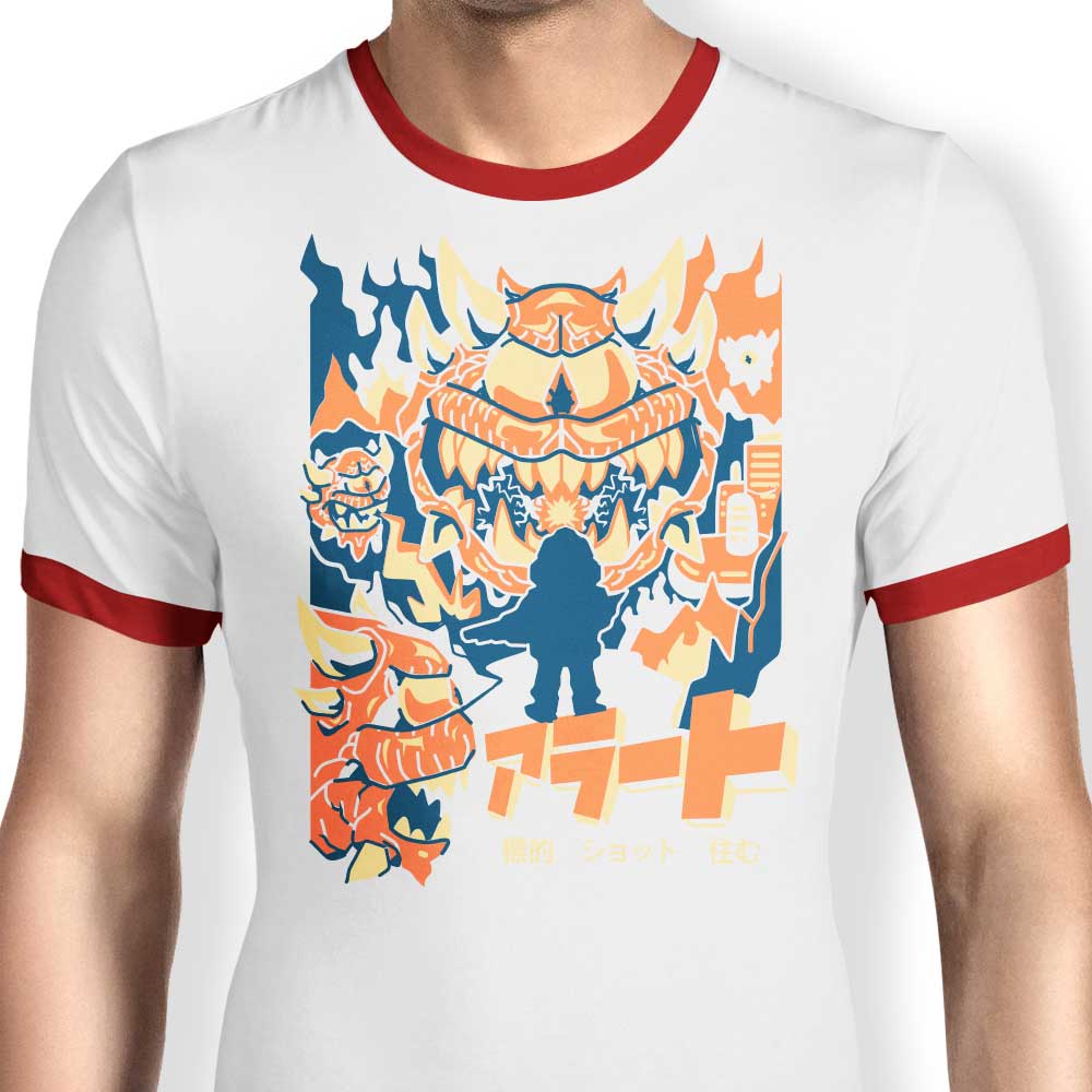 Surrounded Ringer - Adult & Kids T-Shirts, Sweatshirts & Hoodies apparel design preview 1