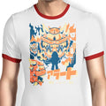 Surrounded Ringer - Adult & Kids T-Shirts, Sweatshirts & Hoodies apparel design preview 1