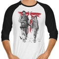 Survivors Sumi-e 3/4 Sleeve Raglan - Adult & Kids T-Shirts, Sweatshirts & Hoodies apparel design preview 1