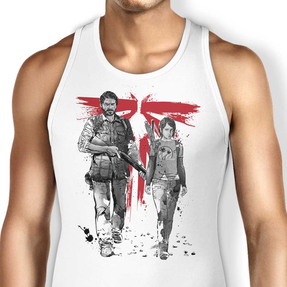 Survivors Sumi-e Tank Top - Adult & Kids T-Shirts, Sweatshirts & Hoodies apparel design preview 1