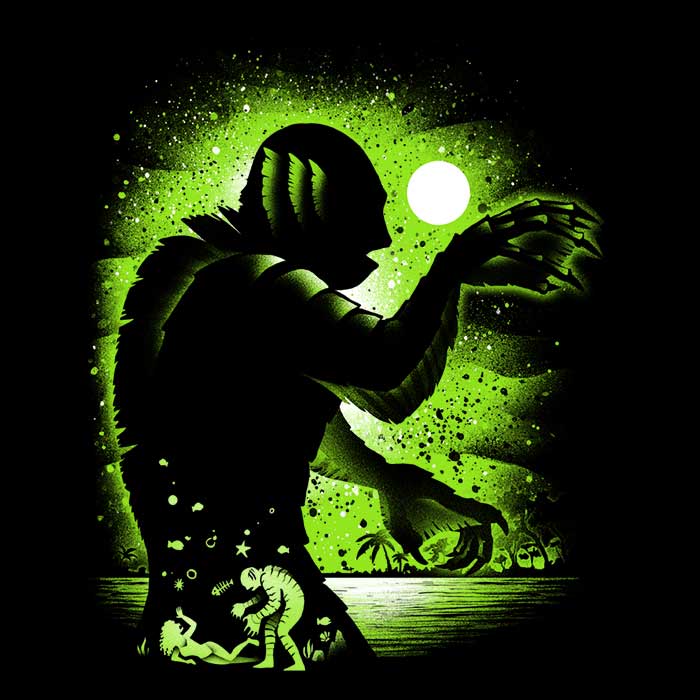 Swamp Creature Women's Apparel - Adult & Kids T-Shirts, Sweatshirts & Hoodies apparel design preview 2