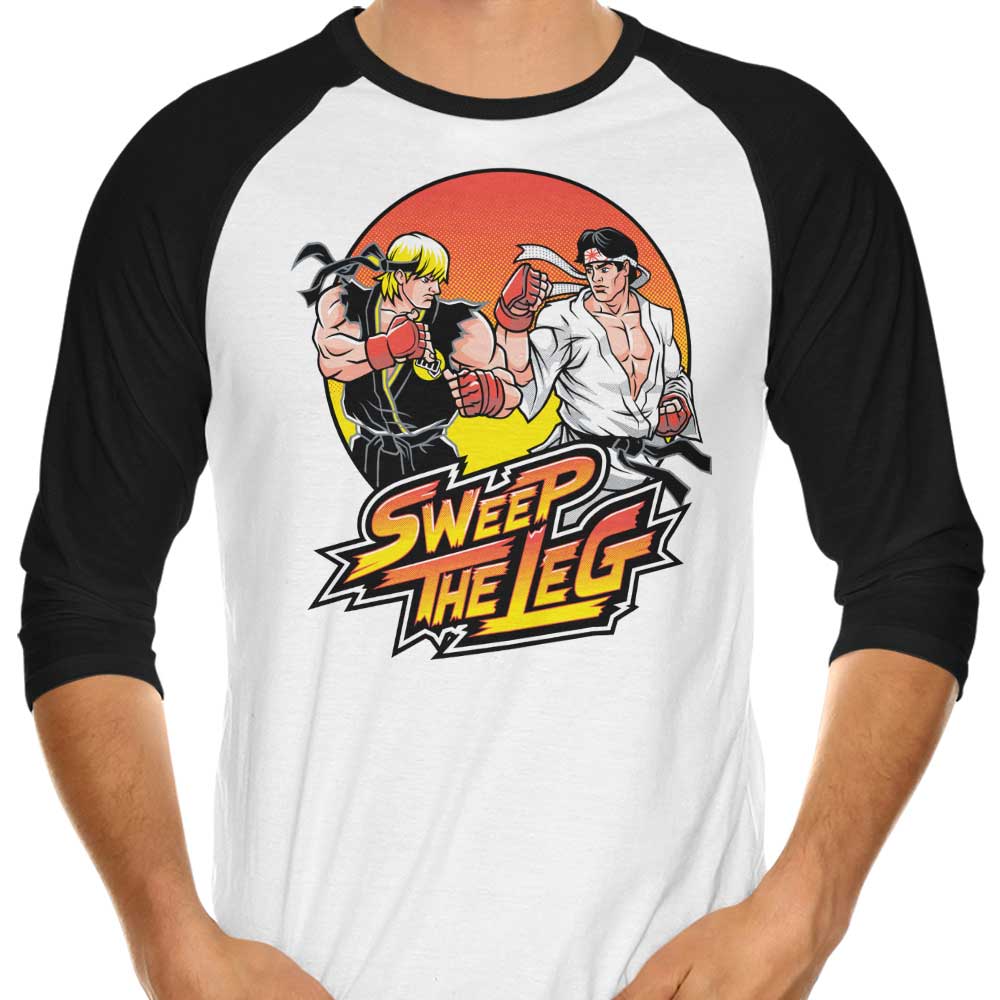 Sweep the Leg 3/4 Sleeve Raglan - Adult & Kids T-Shirts, Sweatshirts & Hoodies apparel design preview 1